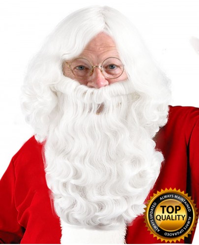 Santa Claus Wig and Beard Set Deluxe HX-016