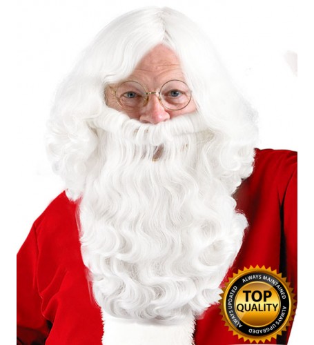 Santa Claus Wig and Beard Set Deluxe HX-016