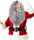 Santa Claus Grey Wig and Beard Set Deluxe HX-020