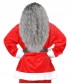 Santa Claus Grey Wig and Beard Set Deluxe HX-020